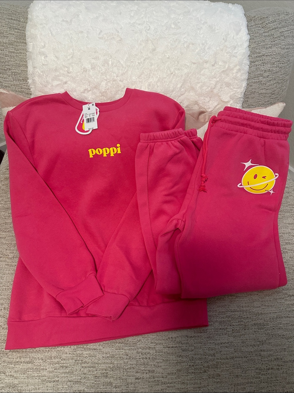 poppi sweatset NWT size M